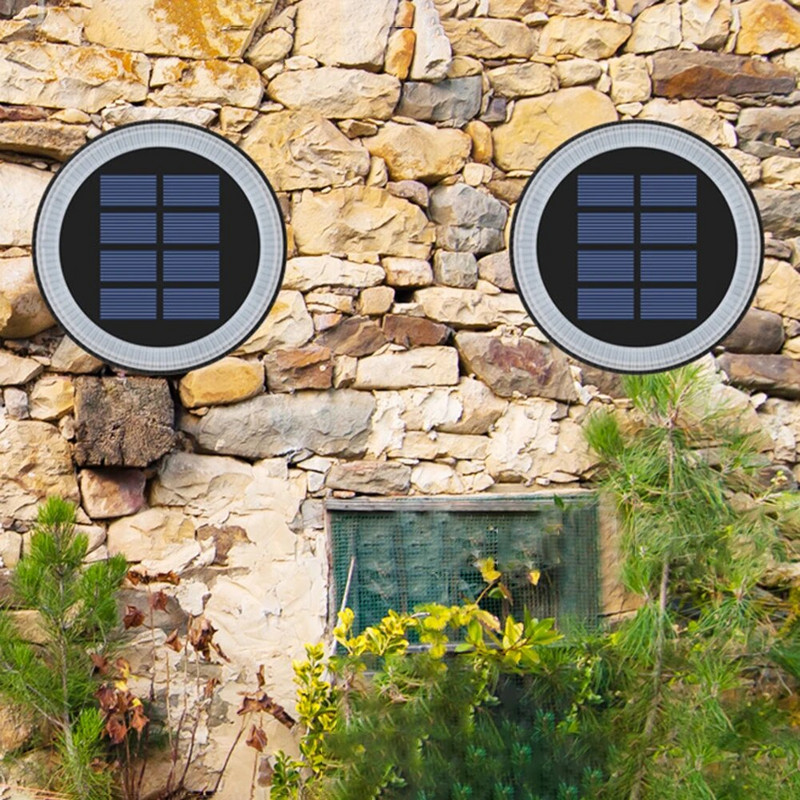 4 tk päikeseenergia maapealsed valgustid 6 LED-i veekindlad päikeseenergia aiavalgustid eredad maapealsed tuled maastikuvalgustid teeraja hoovi teki jaoks