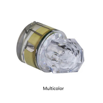 1 buc Mini momeală de pescuit cu LED, picătură adâncă, subacvatică, impermeabilă, lampă cu momeală cu diamant, lumini colorate pentru atragerea peștilor