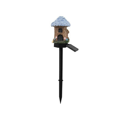 Lumină solară de grădină Decor exterior Bufniță din rășină Lumină LED solară cu țăruș Animal Lumină impermeabilă pentru decorarea gardului cu flori