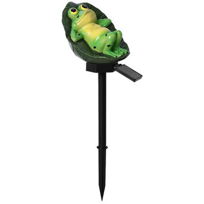 Lumină solară de grădină Decor exterior Bufniță din rășină Lumină LED solară cu țăruș Animal Lumină impermeabilă pentru decorarea gardului cu flori