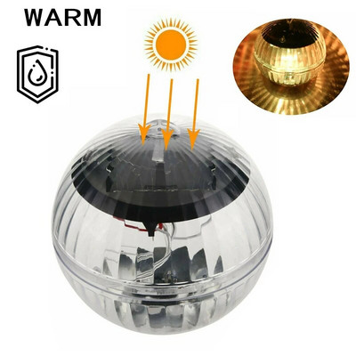 Lumină solară plutitoare Lumină cu LED Piscină LED rezistentă la apă Energie solară Lampă cu schimbare de culori în derivă de apă pentru iaz de pește