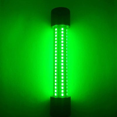 Lampă subacvatică cu LED, impermeabilă, AC/DC, 12V, 1200LM, pentru barcă de pescuit de noapte submersibilă, iluminat în aer liber, lămpi cu lumini verzi