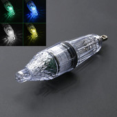 Giliai nuleidžiamas povandeninis žuvis pritraukiantis masalą LED žvejybos blykstės šviesos masalas, atsparus vandeniui LED mirksintis mini giliai lašinamas povandeninis žibintas