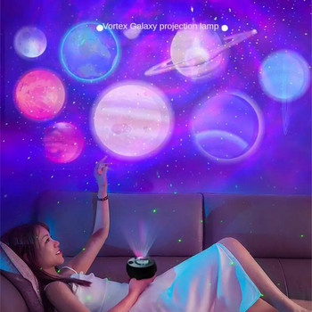 High Definition Atmosphere Light Creativity Projection Lamp Eight Planetary Atmosphere Lights Προβολέας Starry Sky Atmosphere