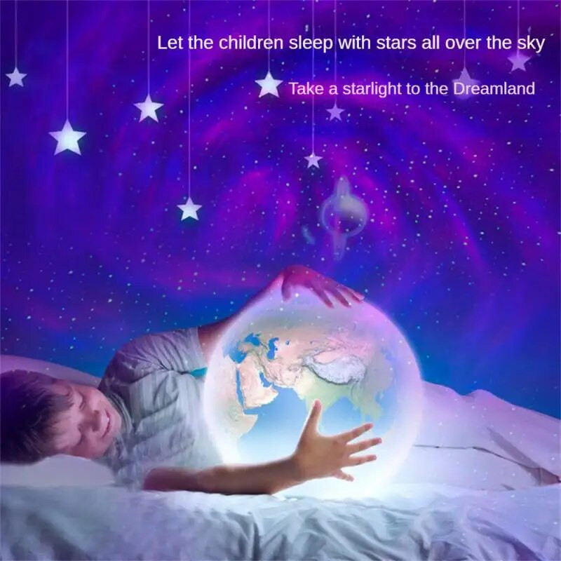 Kõrglahutusega atmosfäärivalgus loovuse projektsioonilamp Kaheksa planeedi atmosfäärivalgusti projektor tähistaeva atmosfäär