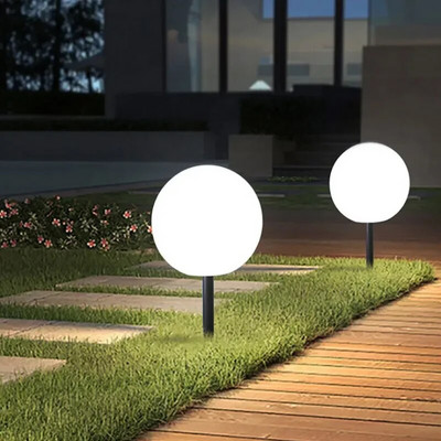 LED napelemes lámpa IP65 vízálló kültéri kert utcai Trod udvar gyep lámpa Út udvari földi táj világítás izzó