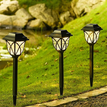 1 брой слънчеви светлини за двор Ярки светлини за тревни площи Външни водоустойчиви светодиодни слънчеви светлини за пътеки Светлини за пейзажни пътеки