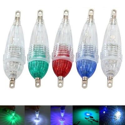 Мини светлина за примамка за риба LED Deep Sea Drop Underwater Tackle Fishing Squid Lure Light 6cm Lamp Tools Подводни мигащи светлини