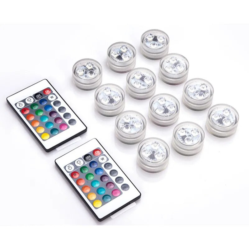 3 LED IR tālvadības pults niršanas gaisma zemūdens gaisma IP68 ūdensizturīga zemūdens gaisma peldbaseina peldošā lampa dārza gaismas