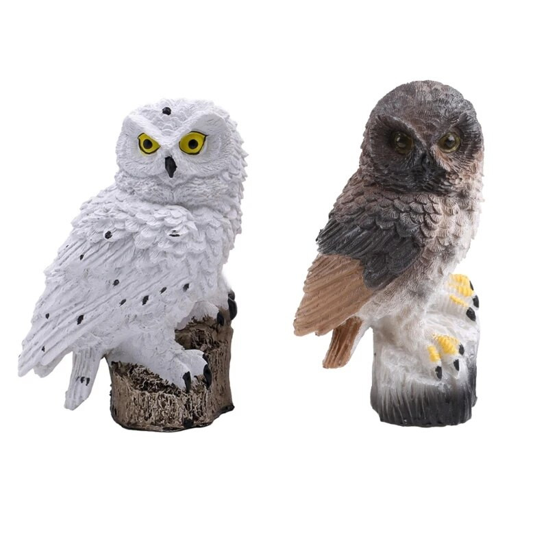 Ηλιακό φως κήπου Διακοσμητικό κουκουβάγια LED αδιάβροχο φωτιστικό κήπου γκαζόν για αυλή κήπου Τοπίο φωτισμό T5EF