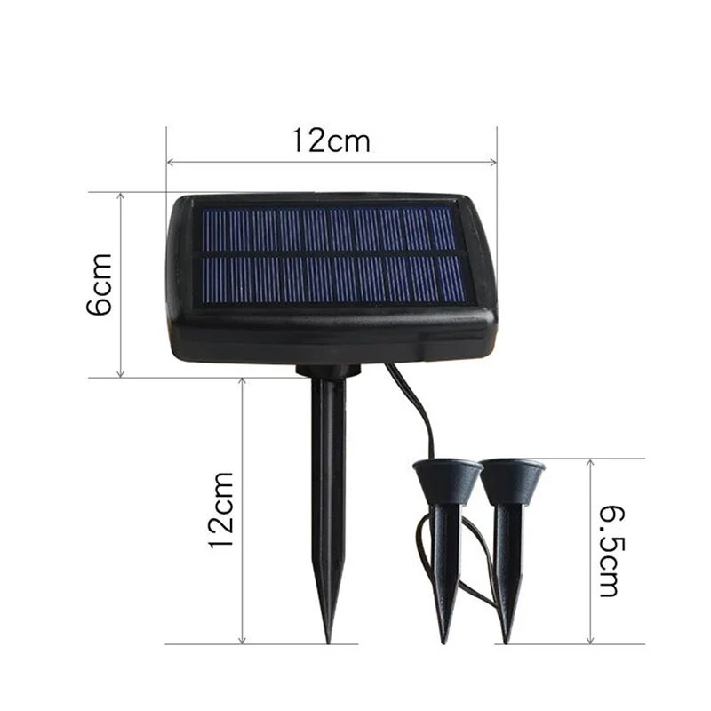 10 σε 1 ηλιακό φως RGB Φώτα εξωτερικού χώρου Αδιάβροχα ηλιακά φωτιστικά γκαζόν Ηλιακό φως για μονοπάτι κήπου Διακόσμηση πισίνας