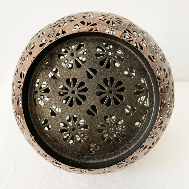 LED retro päikeseenergia aia kergmetallist õõnesvarju projektsioon rippuv latern välistingimustes dekoratiivsed valgustid aia õue kaunistamiseks