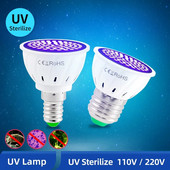 Lampă de sterilizare pentru dezinfecție cu lumină UV OK-B UVC E14 E27 MR16 GU10 Bec germicid cu ozon ultraviolet Bec steril
