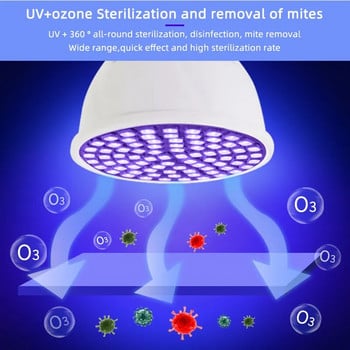 OK-B UVC UV Απολυμαντική λάμπα αποστείρωσης E14 E27 MR16 GU10 Kill Mite Μικροβιοκτόνο λαμπτήρα υπεριώδους όζοντος