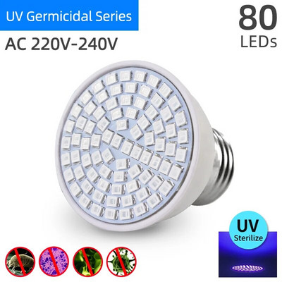 Lampă de sterilizare pentru dezinfecție cu lumină UV OK-B UVC E14 E27 MR16 GU10 Bec germicid cu ozon ultraviolet Bec steril