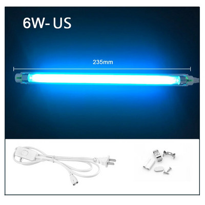 6W 8W UV UV Quartz Λαμπτήρας υπεριώδους T5 Tube 220V Βακτηριδιακός λαμπτήρας απολύμανσης Εσωτερική κουζίνα Υπνοδωμάτιο Σαλόνι Μικροβιοκτόνος σωλήνας