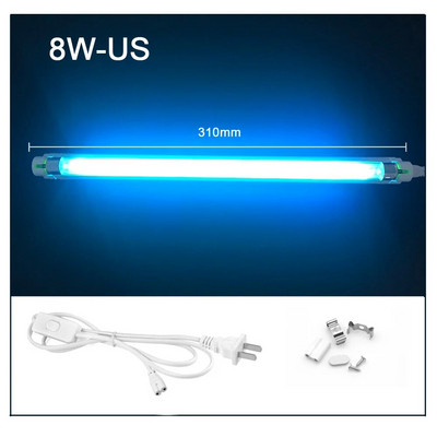 UVC Quartz UVC Ultraviolet Lamp 220V 110V 6W 8W T5 Tube Bulb UV Light Sterilizer Μικροβιοκτόνος λαμπτήρας Απολύμανση Αποσμητικό για Νοσοκομείο