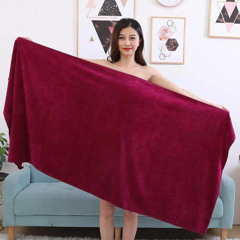 Uus mikrokiust vannirätik, ülisuur, pehme, üliimav, kiiresti kuivav, pleekimatu, mitmeotstarbeline spordireisirätik