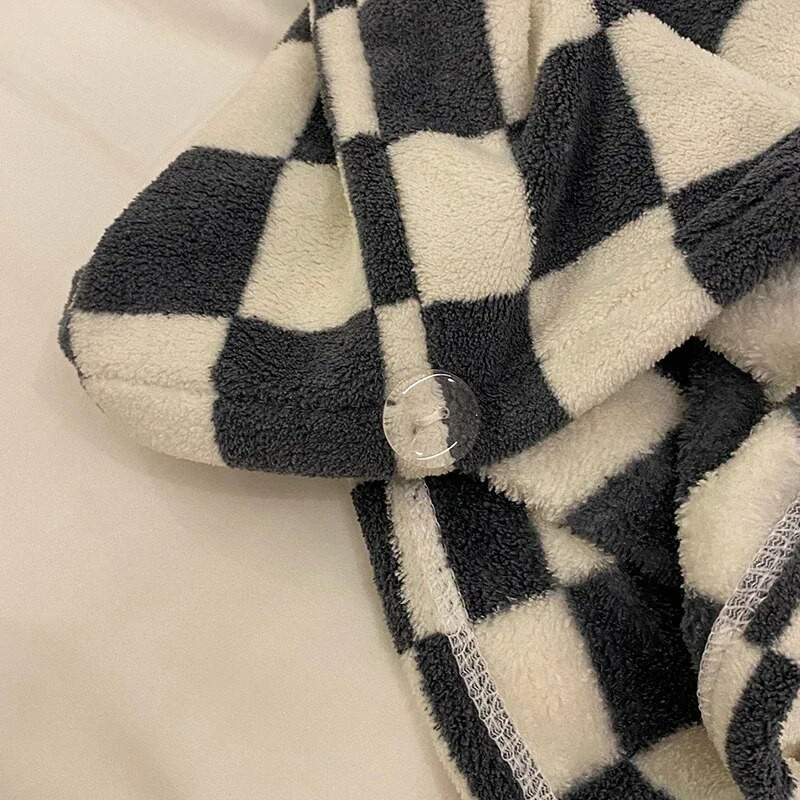 Καρό πετσέτα μπάνιου σκακιέρας Μαλακές πετσέτες, φιλικές προς το δέρμα, μεγάλες πετσέτες θαλάσσης άνετες πετσέτες μπάνιου για το σπίτι Πετσέτα μπάνιου