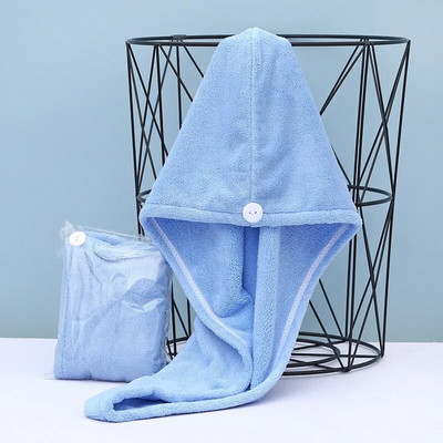 Căciulă de duș din microfibră magică pentru femei, prosop, pălării de baie, pentru femei, șapcă de păr uscat, uscare rapidă, moale, pentru cap de turban pentru femei