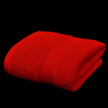 Πετσέτα καθαρού βαμβακιού μονόχρωμη, παχύρρευστη, χωρίς χνούδι, απορροφητική πετσέτα μπάνιου 70Χ140 εκ.