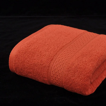 Хавлиена кърпа от чист памук, едноцветна удебелена абсорбираща памучна кърпа без власинки 70X140CM