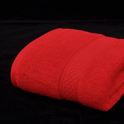 Puhas puuvillane rätik ühevärviline paksendatud ebemevaba imav puuvillane vannirätik 70x140cm