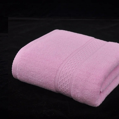 Puhas puuvillane rätik ühevärviline paksendatud ebemevaba imav puuvillane vannirätik 70x140cm