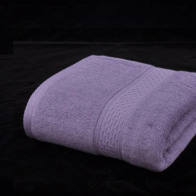 Puhas puuvillane rätik ühevärviline paksendatud ebemevaba imav puuvillane vannirätik 70x140cm