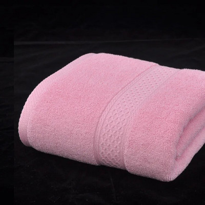 Puhas puuvillane rätik ühevärviline paksendatud ebemevaba imav puuvillane vannirätik 70x140cm