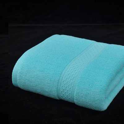 Puhas puuvillane rätik ühevärviline paksendatud ebemevaba imav puuvillane vannirätik 70x140cm