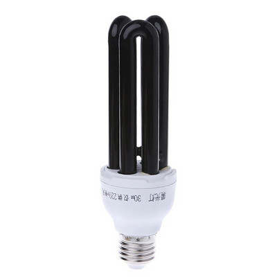 E27 15/20/30/40W UV Fluorescent Blacklight CFL Light Light 220V