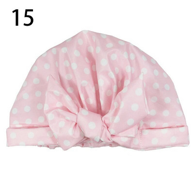 Șapcă de duș impermeabilă Șepci de baie cu dungi cu bandă elastică reglabilă Șapcă de duș elegantă pentru femei, păr lung și gros