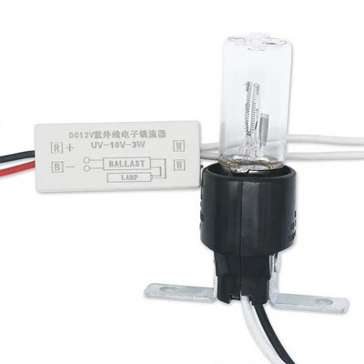 3W LED Ultraviolet Lights UV Lamp DC 12V Steril Lamp Μικροβιοκτόνο φως 185-254nm Αποστείρωση για στεγνωτήριο ψυγείου Φούρνος μικροκυμάτων