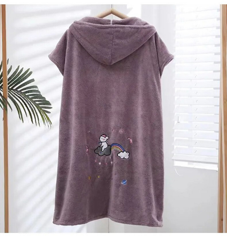 Γυναικεία μαλακή πετσέτα μπάνιου για ενήλικες Γυναικεία μπουρνούζι μικροϊνών ντους για ενήλικες για υφάσματα σπιτιού Πετσέτες μπάνιου και σάουνας