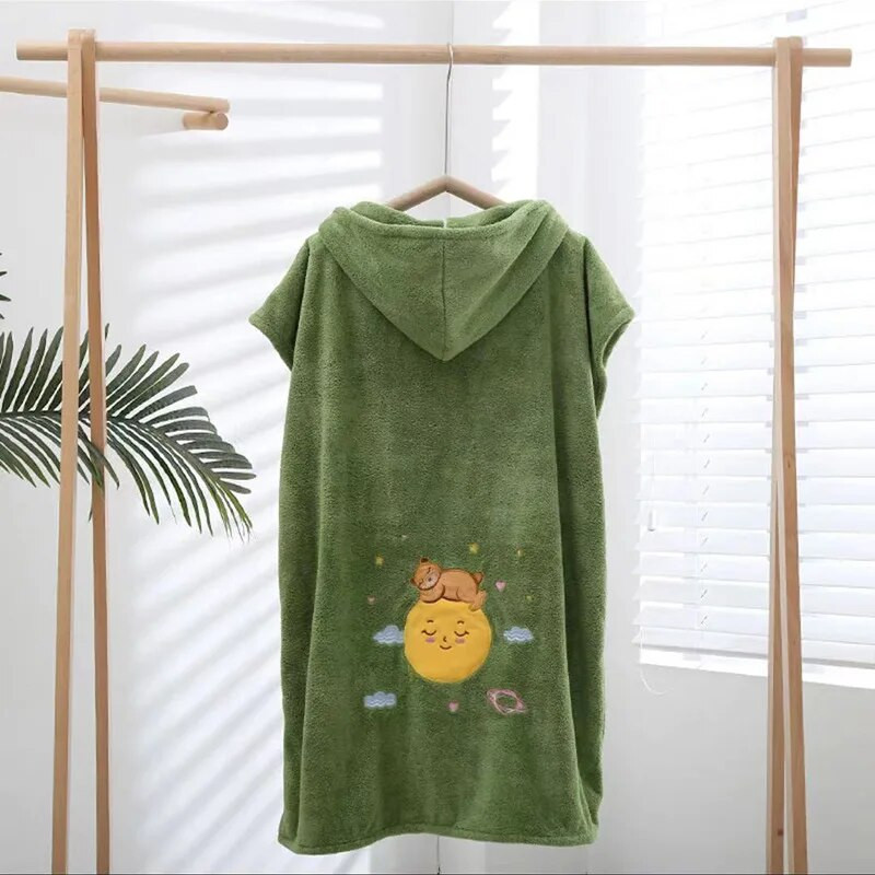 Γυναικεία μαλακή πετσέτα μπάνιου για ενήλικες Γυναικεία μπουρνούζι μικροϊνών ντους για ενήλικες για υφάσματα σπιτιού Πετσέτες μπάνιου και σάουνας