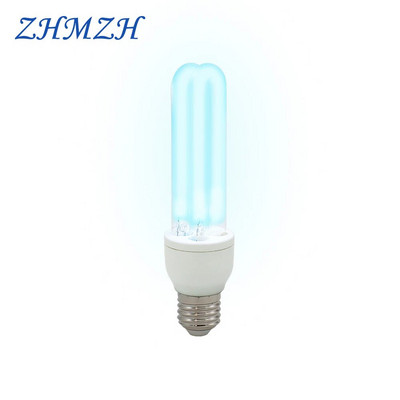 AC220-240V висок озон с ултравиолетова стерилизираща лампа Крушки E27 UVC дезинфекционна крушка 253.7nm UV-C крушка 15W вътрешен стерилизатор