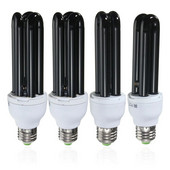 E27 UV Λαμπτήρας 15W 20W 30W 40W Ευθεία χαμηλής ενέργειας Ultraviolet Fluorescent Black Light CFL Violet Lamp AC 220V