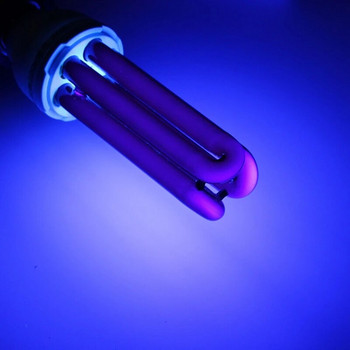 E27 UV крушка 15W 20W 30W 40W Права нискоенергийна ултравиолетова флуоресцентна черна светлина CFL Виолетова лампа AC 220V