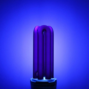 E27 UV Λαμπτήρας 15W 20W 30W 40W Ευθεία χαμηλής ενέργειας Ultraviolet Fluorescent Black Light CFL Violet Lamp AC 220V