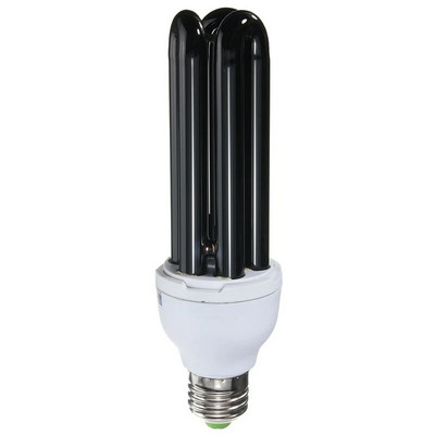 E27 UV Λαμπτήρας 15W 20W 30W 40W Ευθεία χαμηλής ενέργειας Ultraviolet Fluorescent Black Light CFL Violet Lamp AC 220V
