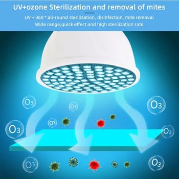 KPS E27/E14/GU10/MR16 UVC UV Αποστειρωτής Λαμπτήρας Αποστειρωτής Λαμπτήρας Kill Mite Ultraviolet Ozone Microcidal Lights 220V 110V