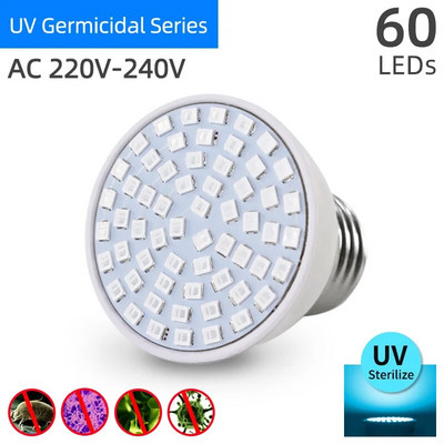 KPS E27/E14/GU10/MR16 UVC UV Αποστειρωτής Λαμπτήρας Αποστειρωτής Λαμπτήρας Kill Mite Ultraviolet Ozone Microcidal Lights 220V 110V