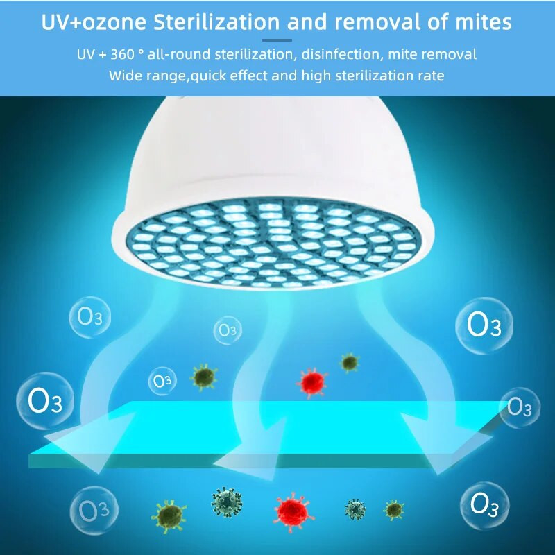 KPS E27/E14/GU10/MR16 UVC UV-desinfitseerimise steriliseerimislambi pirn Sterilamp tapja lesta ultraviolett-osooni bakteritsiidsed tuled 220V 110V