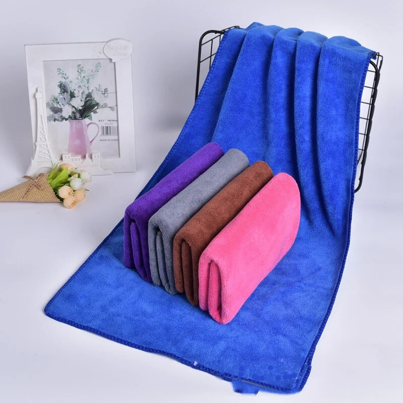 Superfine Fiber Soft Absorbent Πετσέτα Καθαρισμός Σπίτι Beauty Salon Παχύνοντας Πετσέτα για τα μαλλιά που στεγνώνουν γρήγορα Πετσέτες μαλλιών