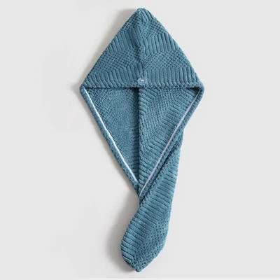 Γρήγορο στέγνωμα Πετσέτα μαλλιών Γυναικεία Καπέλο Στεγνώματος Μαλλιών Καπέλο Καπέλο Καπέλο Μπάνιου Καπέλο Coral Fleece Συμπαγές Πετσέτα Καπάκι Σούπερ Απορρόφησης Turban Στεγνό Καπάκι μαλλιών