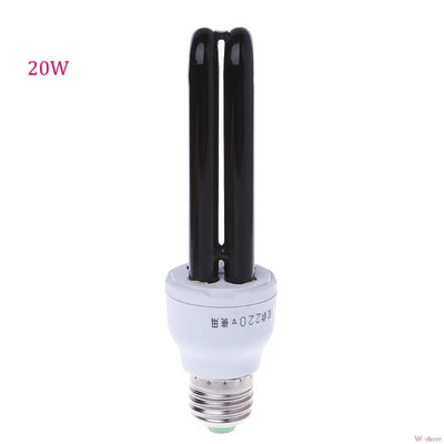 E27 15/20/30/40W UV Ultraviolet Fluorescent Blacklight CFL Light Bulb Lamp 220V K9FB