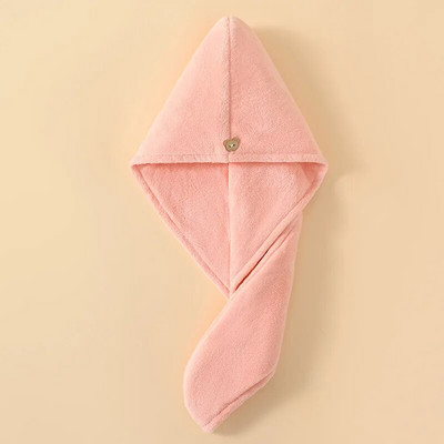 Căciulă de uscare a părului cu broderie din lână Turban uscat cu prosop Moale, uscare rapidă, Căciulă de duș magică, Pălării de baie pentru femei, fete
