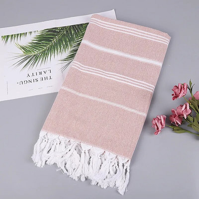100X180cm prosop din bumbac turcesc cu ciucuri supradimensionat, patura, potrivit pentru baie, plaja, piscina, SPA, sala de sport Prosop de baie cu dungi