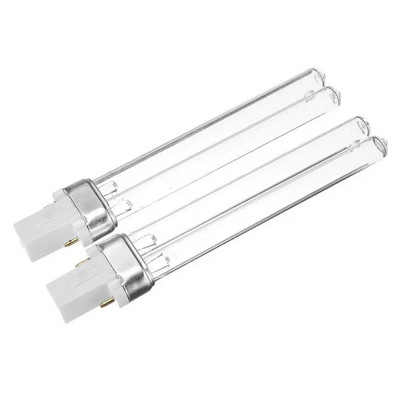 2 buc UV-9W 5W 7W 11W Lampă cu ultraviolete UVC 254nm Apa Dezinfectarea aerului Sterilizator pentru purificare 9W Tub în formă de H pentru germicid